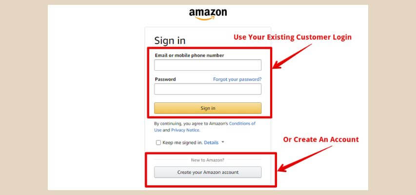 amazon associates sign in