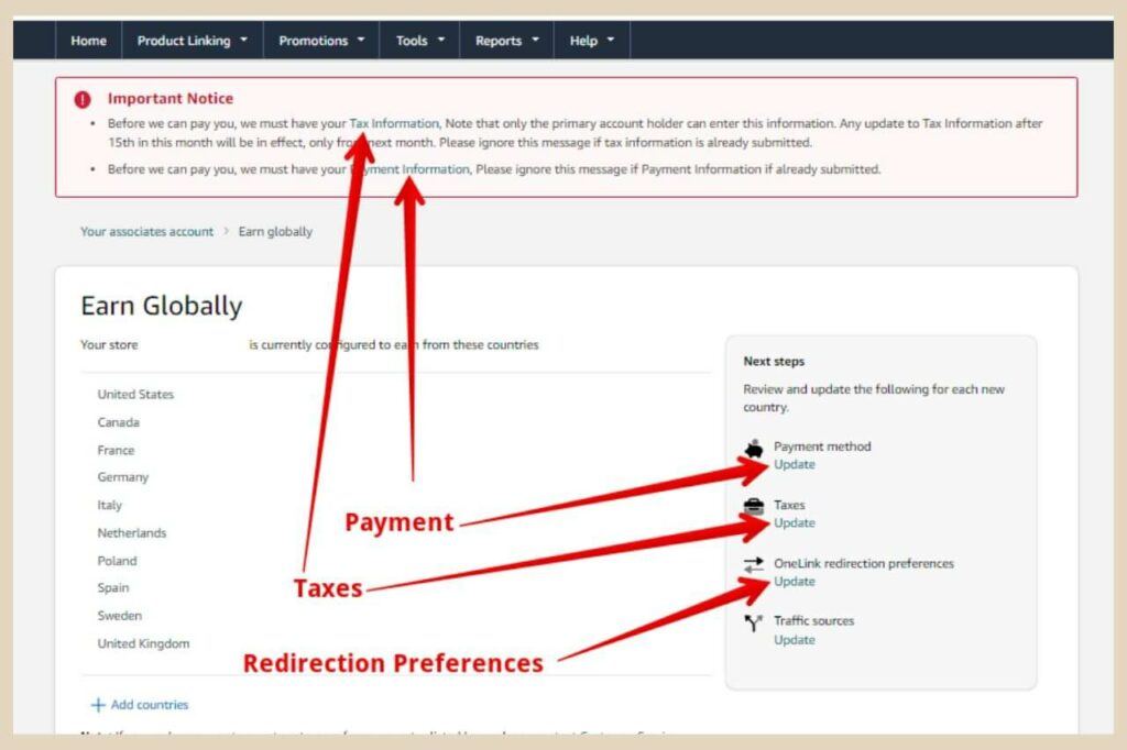 onelink payment method