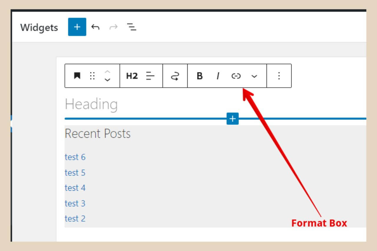 block format box