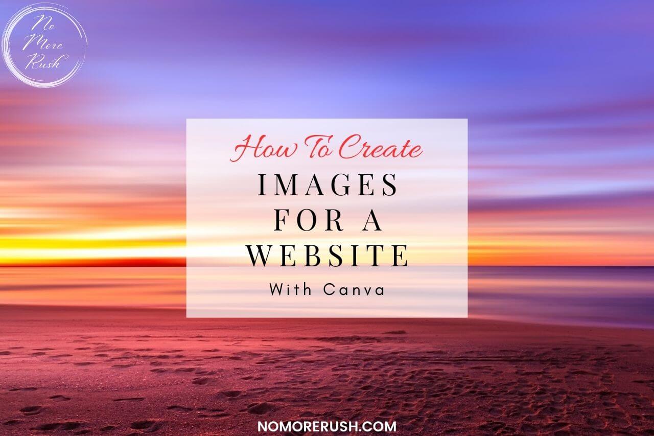 how to create images for a website with canva