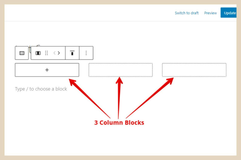 column layout