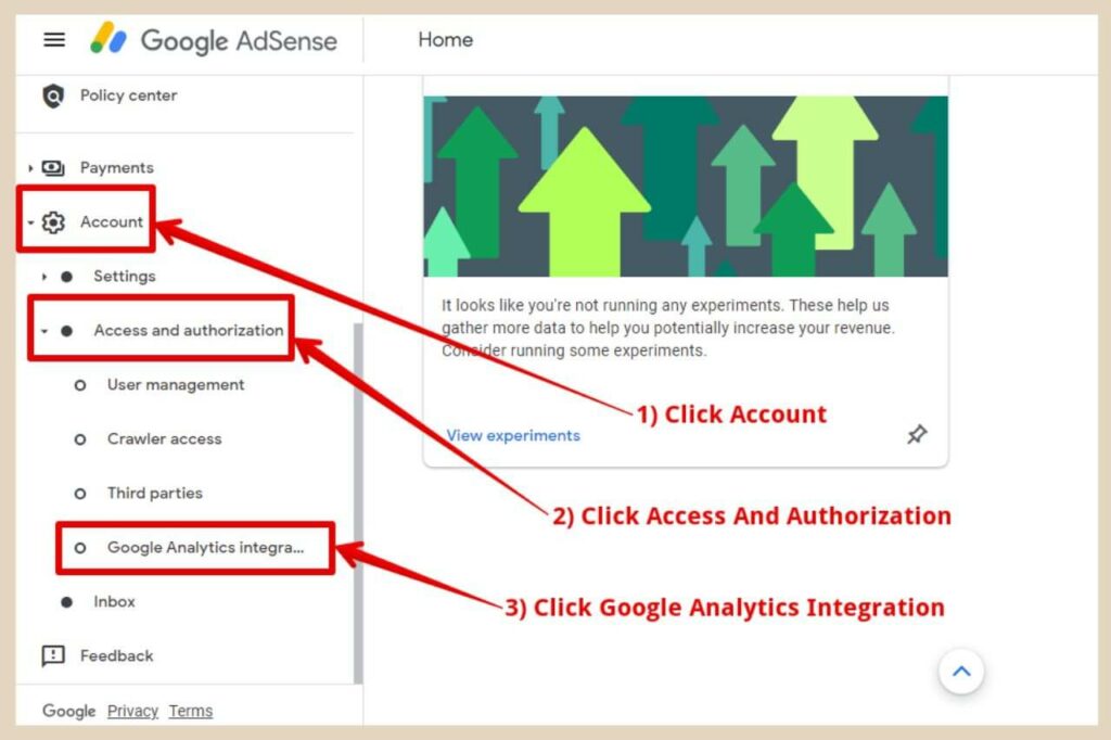 how to link google adsense with google analytics