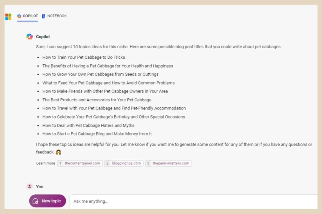 microsoft copilot blog post ideas
