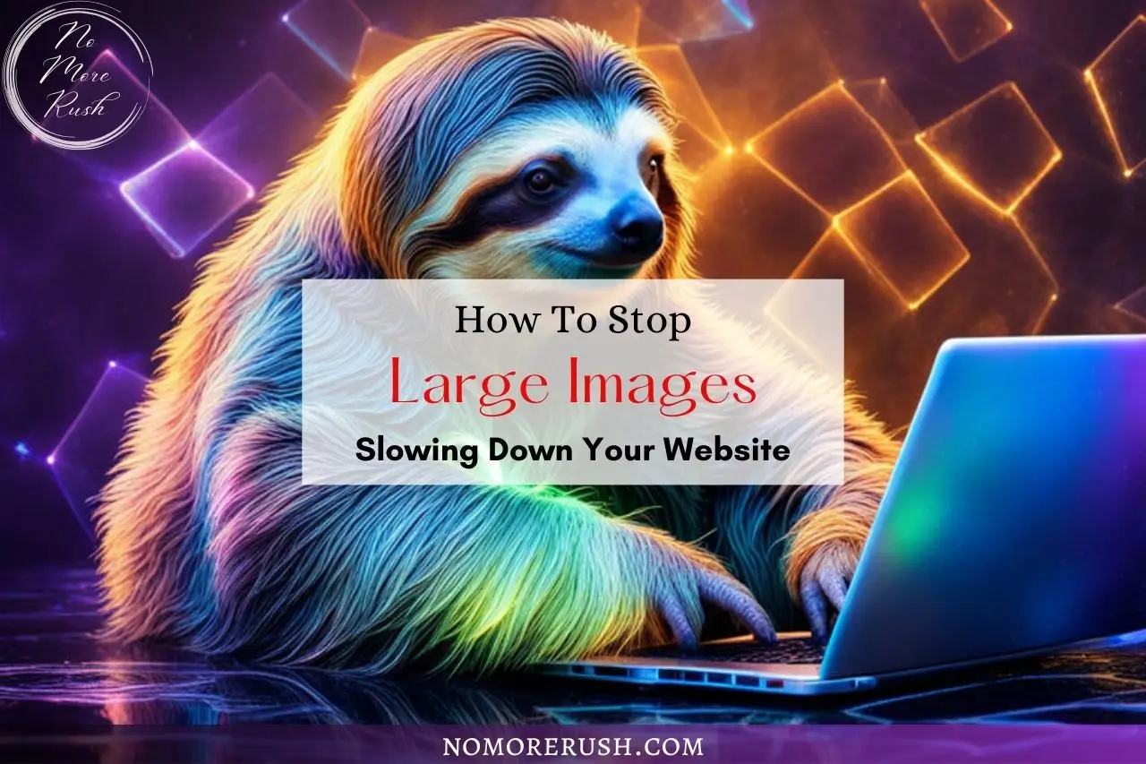 how to stop large images slowing down your website