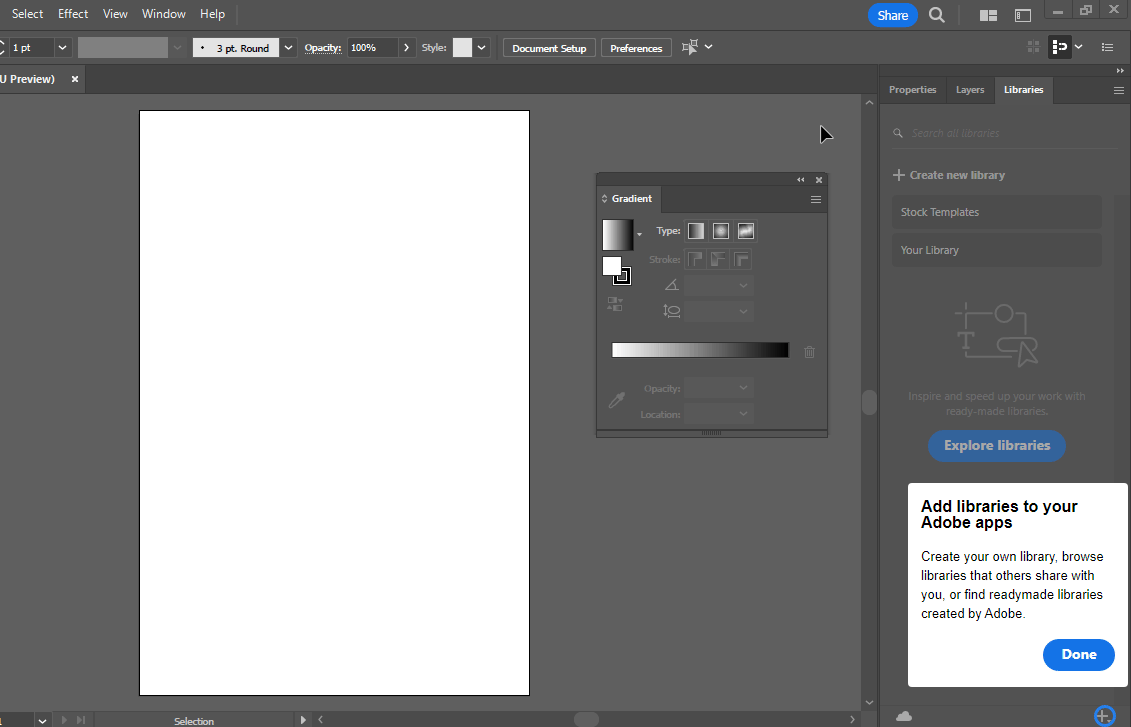 docking panels in adobe illustrator