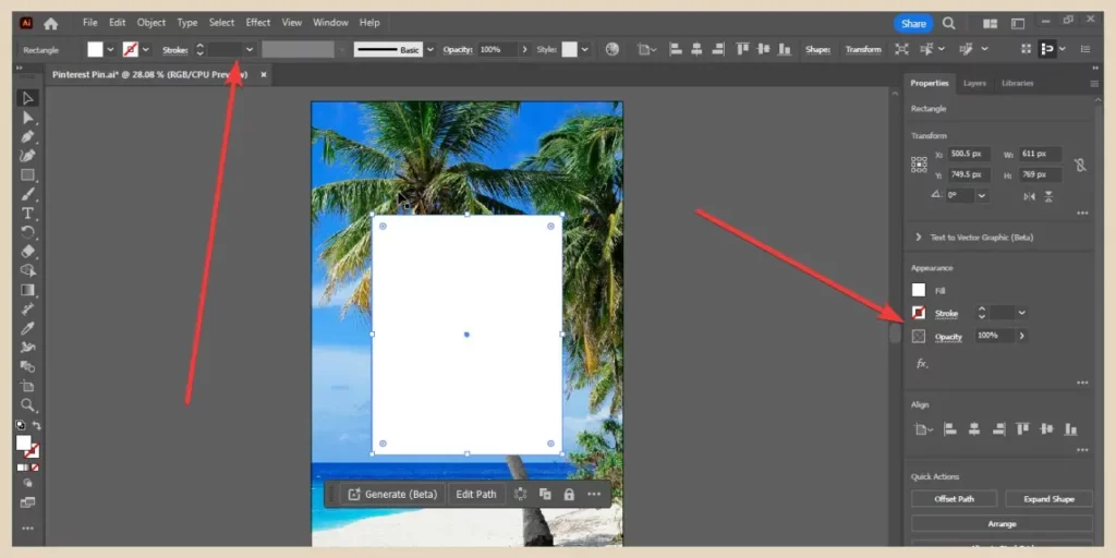 formatting objects in adobe illustrator