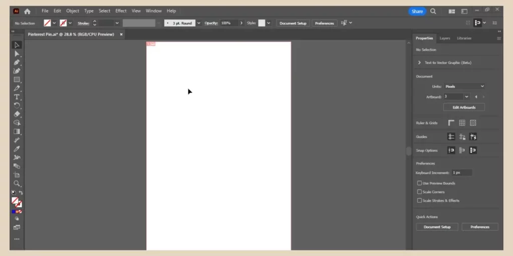 adobe illustrator interface