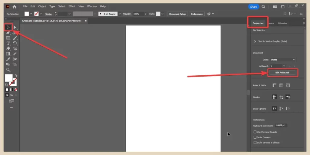 edit artboards in adobe illustrator