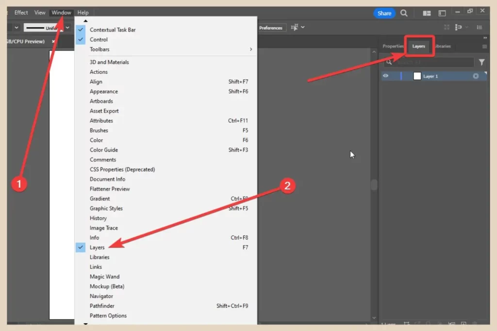 how to use layers in adobe illustrator