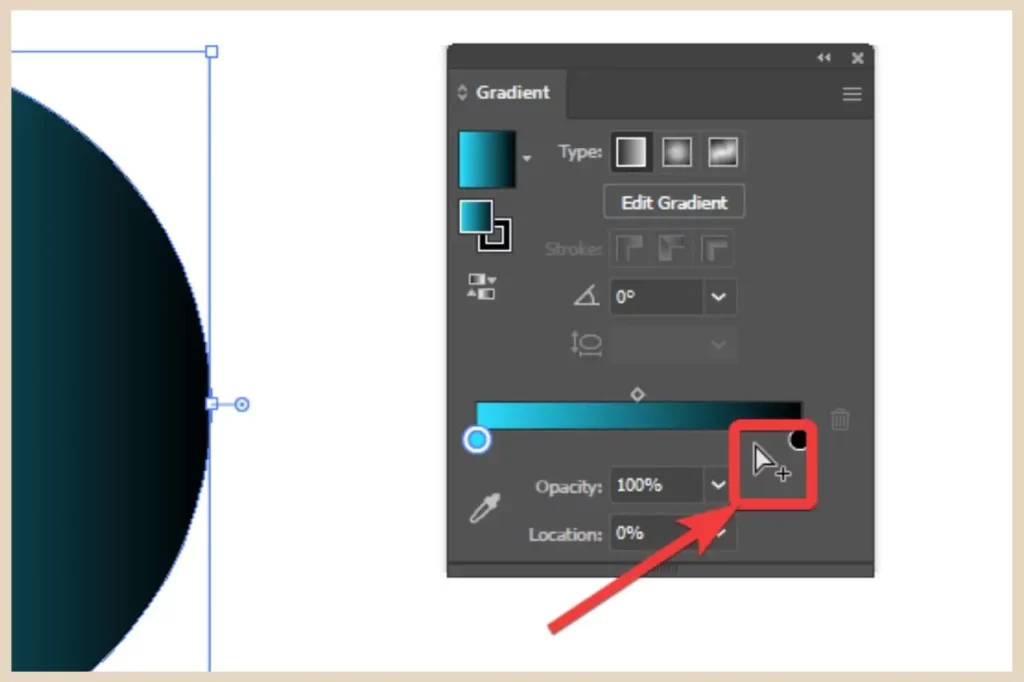 add new colour to gradient in adobe illustrator