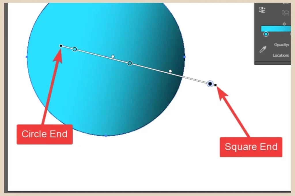 adjusting gradient bar in adobe illustrator