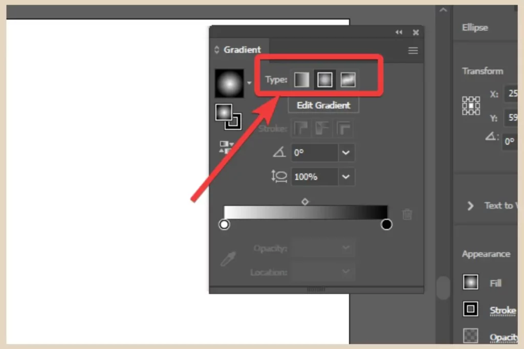 gradient types in adobe illustrator