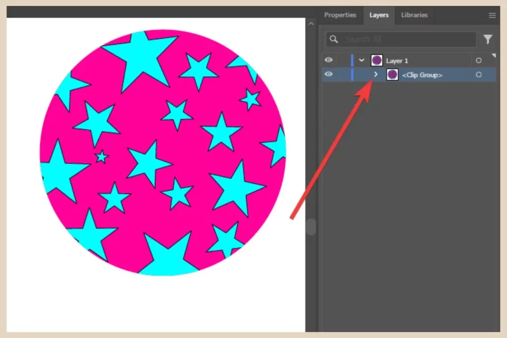 draw inside example in adobe illustrator